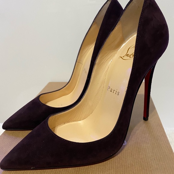 Christian Louboutin So Kate 120 Suede - Cramoisi - Picture 3 of 6